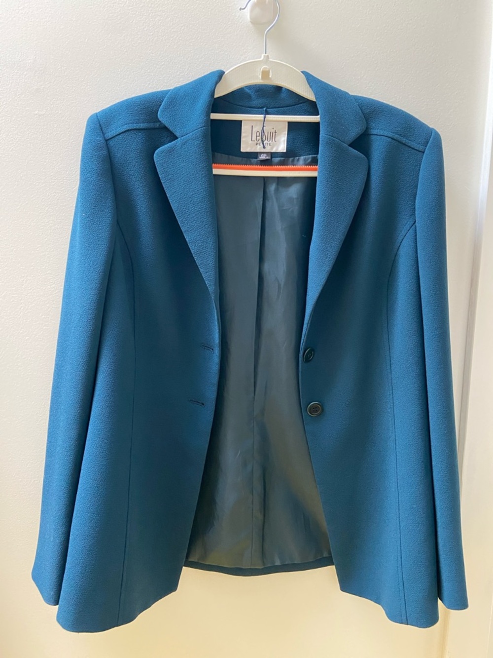 Le Suit Teal Tailored Women's Blazer Jacket